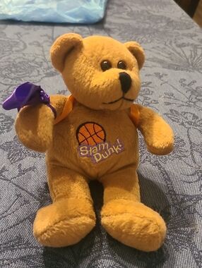 Sporty Bear with Functional Basketball Backpack